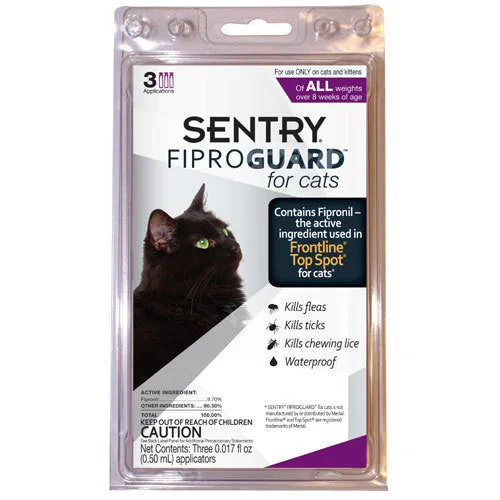 - Recommended affordable pet toysSentry FiproGuard Flea & Tick Control for Cats 3pk