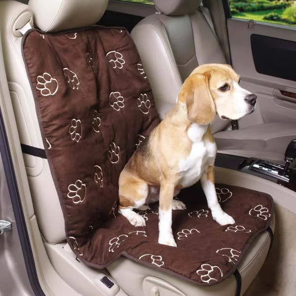 - Brand XX dog toy reviewsSingle Bucket Chocolate Brown Pawprint Bench Car Seat Cover