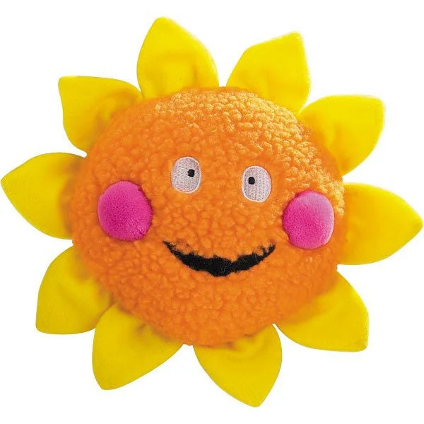 - Dog toy recommendationsZanies Celestial Smiling Sun 7" Plush Berber Toy