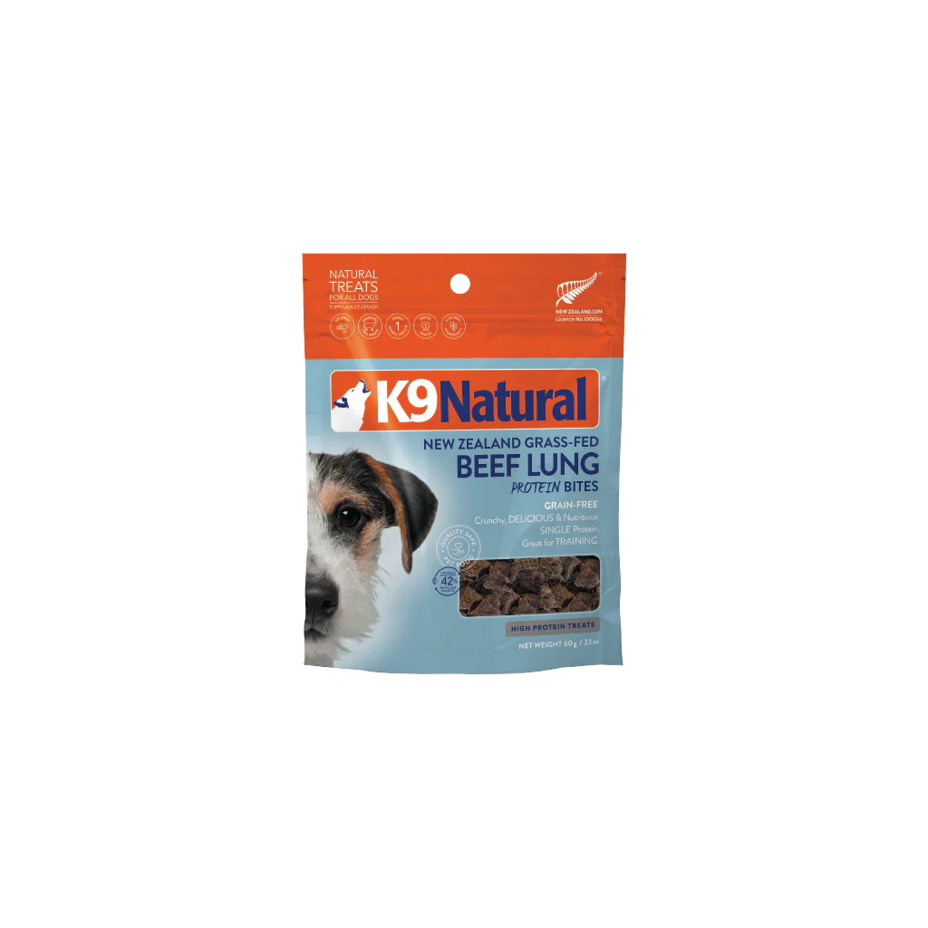 - The effect of dog food on dental healthK9 Natural Beef Lung Protein Bites Dog Treats 50g