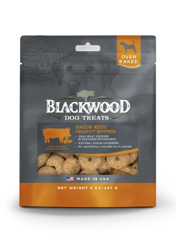 - Dog heart rate monitoring collarBlackwood Pet Foods Bacon Dog Treats with Peanut Butter – Oven Baked 8 oz