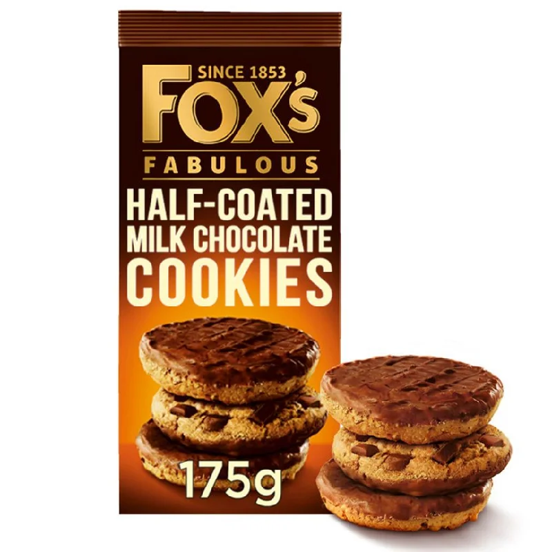 - Foldable and portable cat bagFox's Fabulous Half-Coated Milk Chocolate Cookies 175g