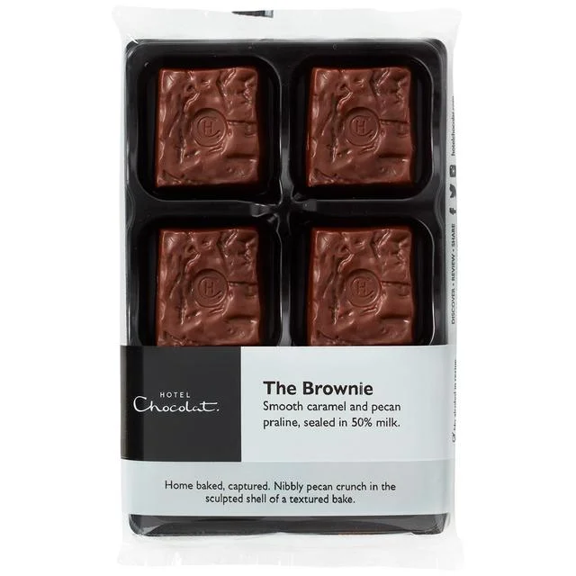 - Remote interactive pet feederHotel Chocolat Chocolate Brownie Selector   70g