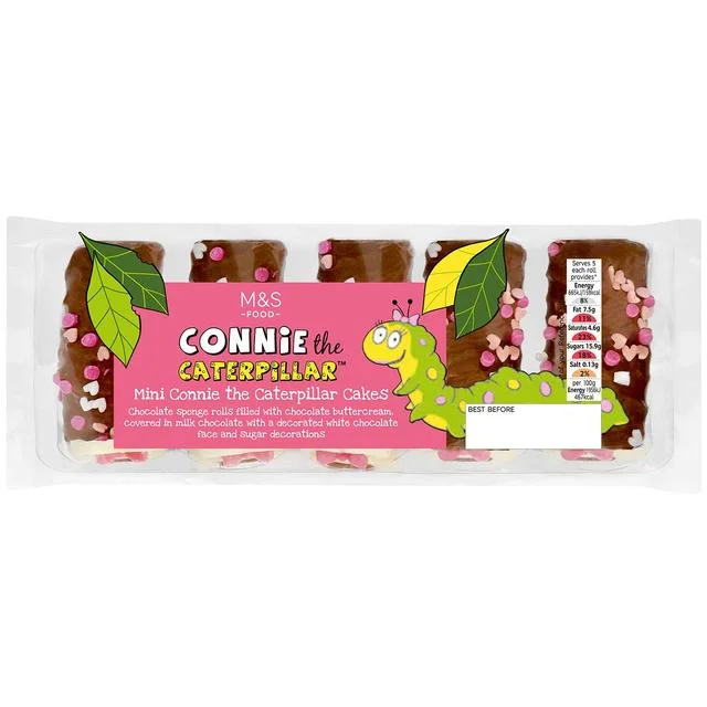 - Postoperative pet anti-licking Elizabethan collarM&S Mini Connie The Caterpillar Cakes   5 per pack