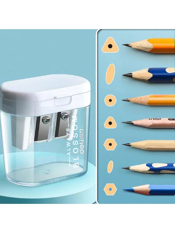  -Splash-proof food bowl AND Anti-choking slow food bowl1pc Random Color Transparent Large Capacity Double Hole Pencil Sharpener With Cover For Students, Offices, Artwork