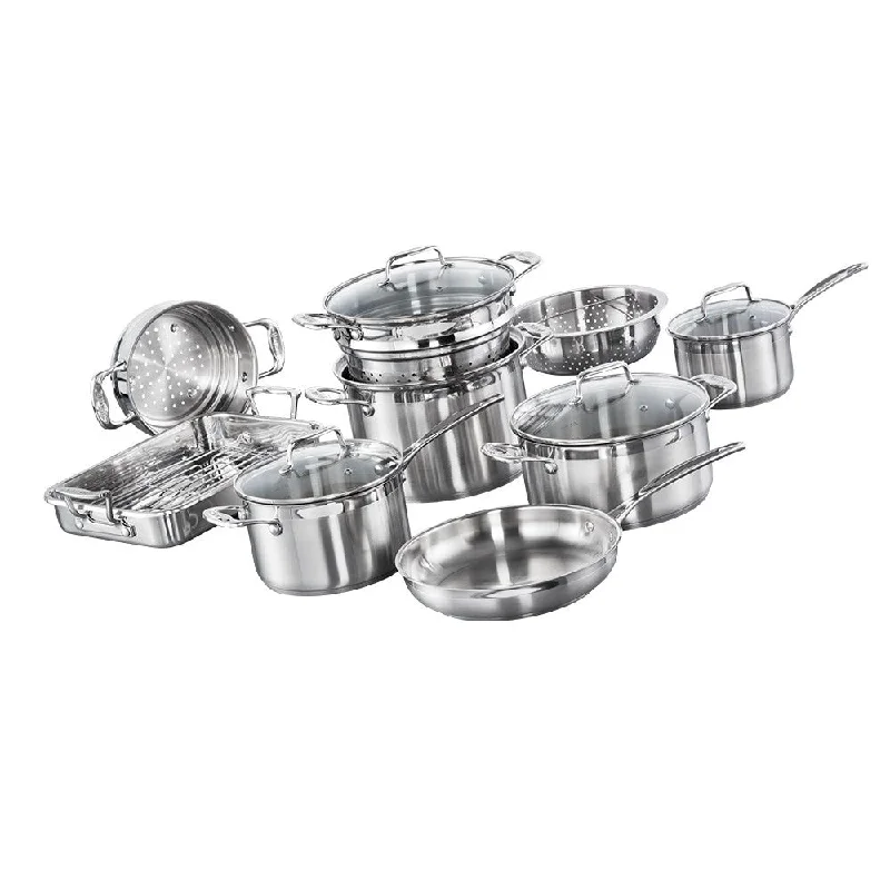 Pet ProductsBaccarat iconiX 9 Piece Stainless Steel Cookware Set