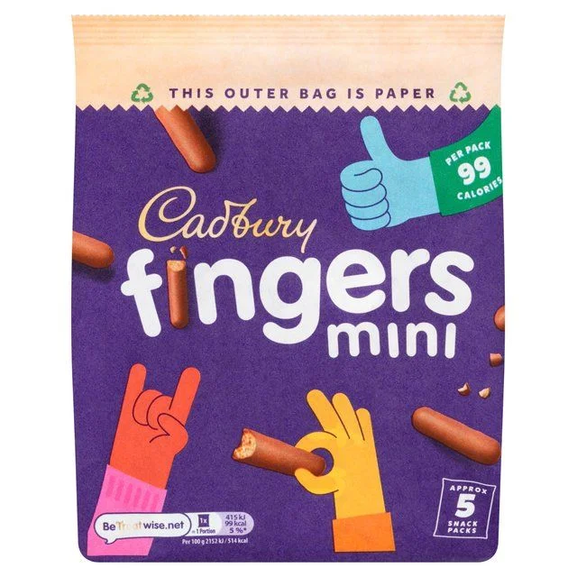 - Winter dog thick down jacketCadbury Mini Fingers Chocolate Biscuits 5 Snack Packs   96.5g