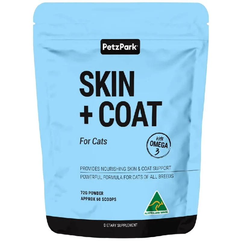 - Pet tear stain cleaning wipesSkin + Coat for Cats