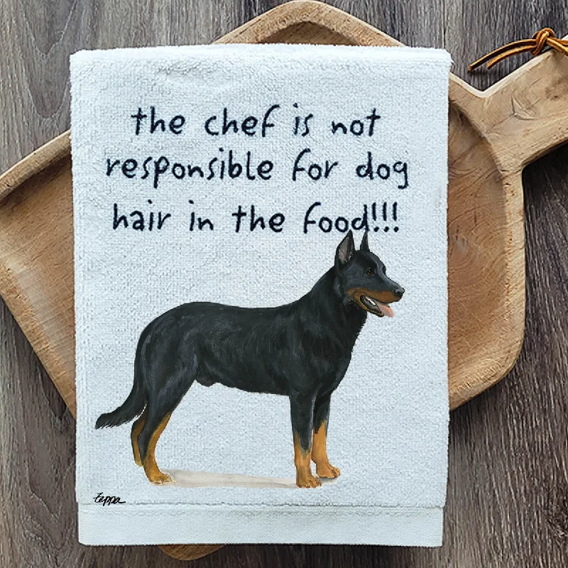 - ​​Christmas pet Christmas clothingBeauceron Dish Towel