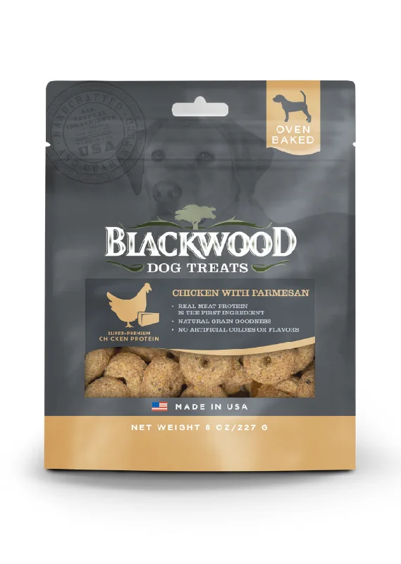 - Remote interactive pet feederBlackwood Pet Foods Organic Dog Treats with Chicken and Parmesan 8 oz