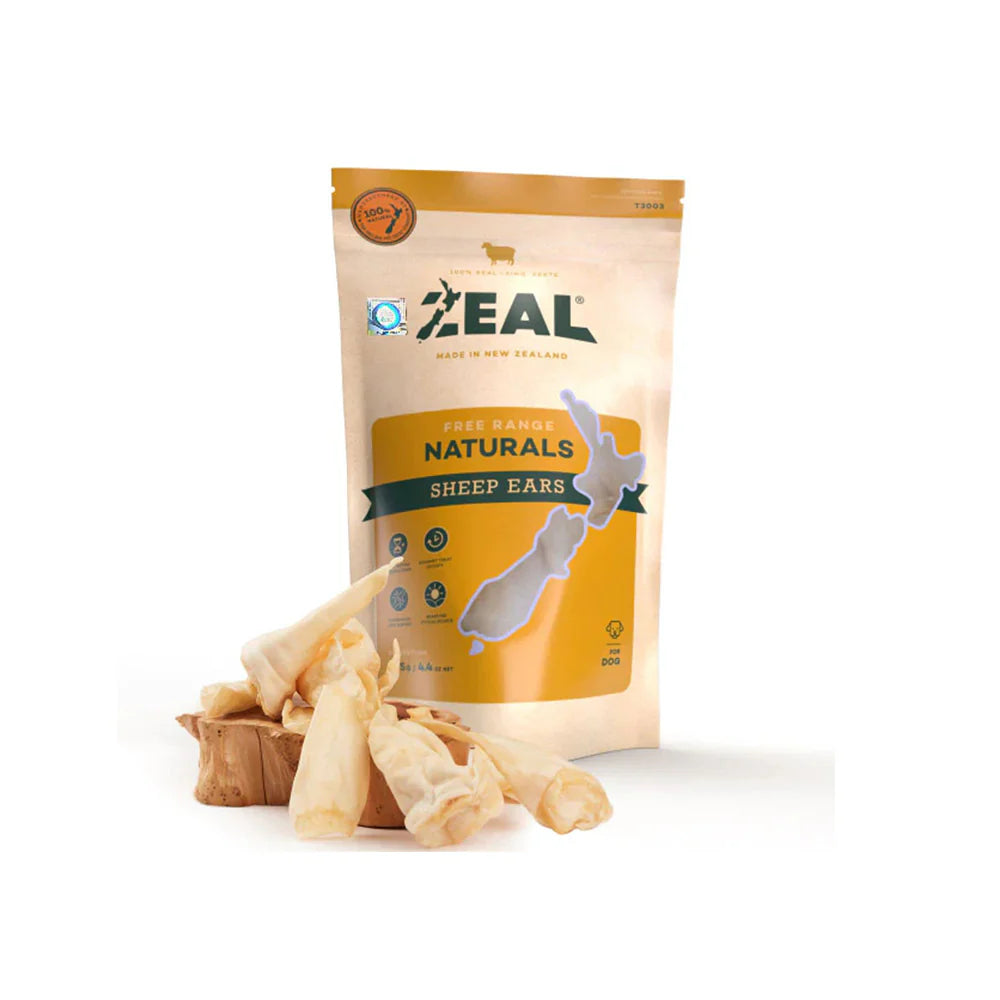 - Dog food discountsZEAL Free-Range Dog Treats Sheep Ears 125g