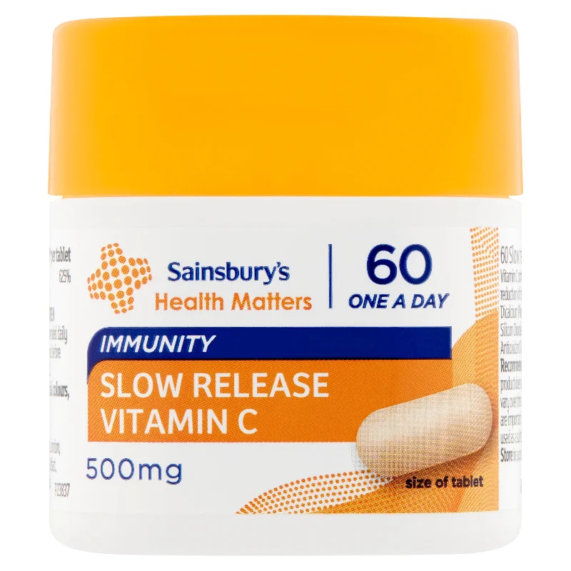 - Summer pet ice matSainsbury's Immune Slow Release Vitamin C 500mg One A Day x60 Tablets