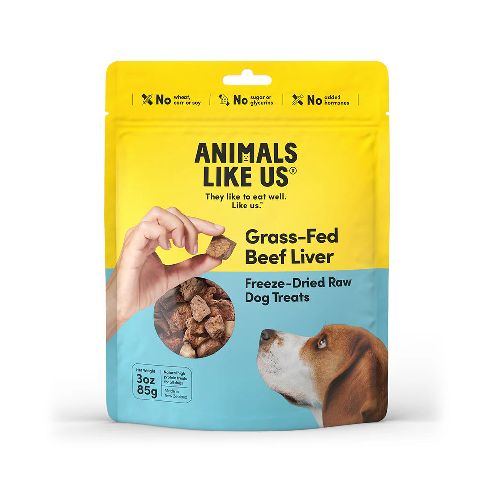 -Grain-free dog food recommendationAnimals Like Us - Grass-Fed Beef Liver Freeze- Dried Raw Dog Treats 85g