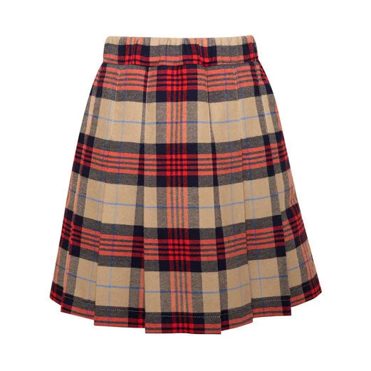 - Summer pet ice matPaade Mode Red Tartan Plaid Long Skirt