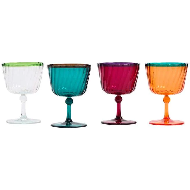 - Pet tear stain cleaning wipesM&S Set Of 4 Ikat Brights Two Tone Wine Glasses   4 per pack