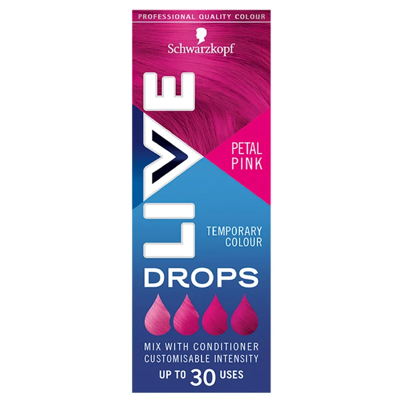 - Car dog seat beltSchwarzkopf Live Colour Drops Pink Hair Dye Petal Pink Semi Permanent 30ml