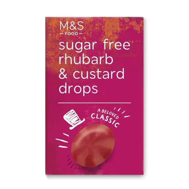  -Splash-proof food bowl AND Anti-choking slow food bowlM&S Sugar Free Rhubarb & Custard Drops   42g