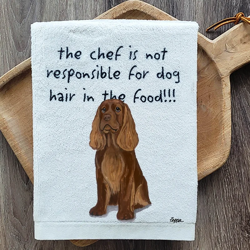 - Parrot climbing and standing wooden frameSussex Spaniel Dish Towel