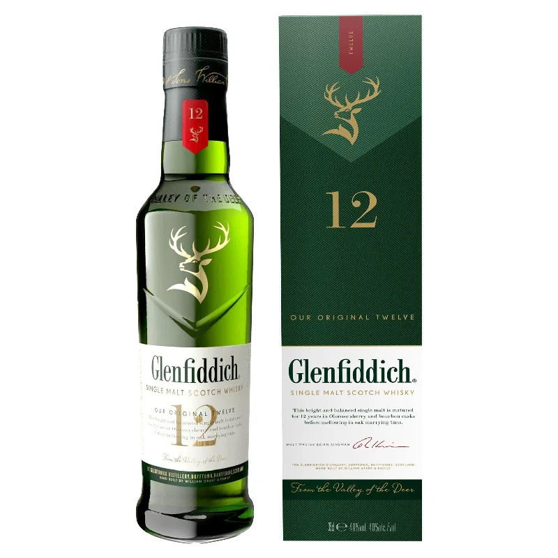 - Organic cotton dog bibsGlenfiddich 12 Year Old Single Malt Scotch Whisky 35cl