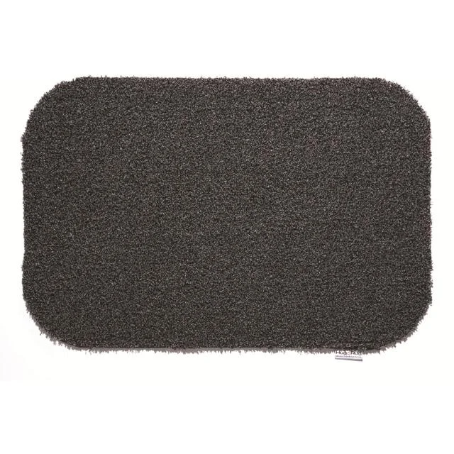 ---Hug Rug 50cm x 75cm Charcoal Original Plain Doormat