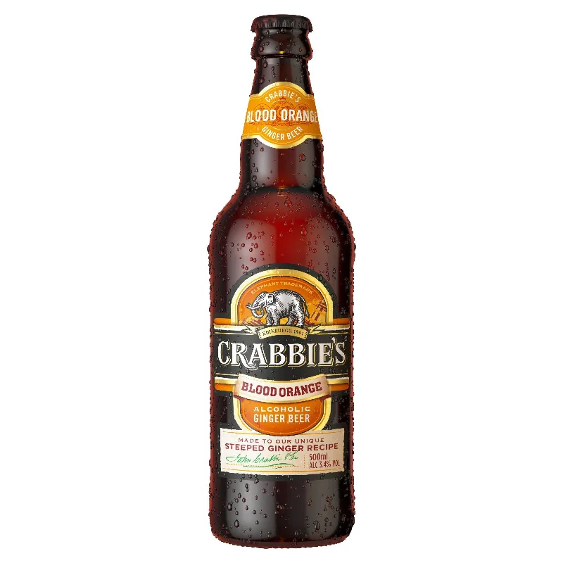 ---Crabbie's Blood Orange Alcoholic Ginger Beer 500ml