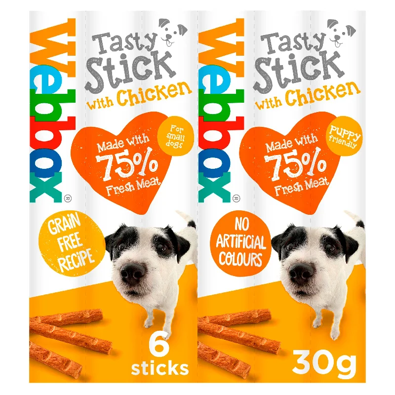 - Custom pet birthday cakeWebbox Tasty Sticks Chicken Dog Treats x6 30g