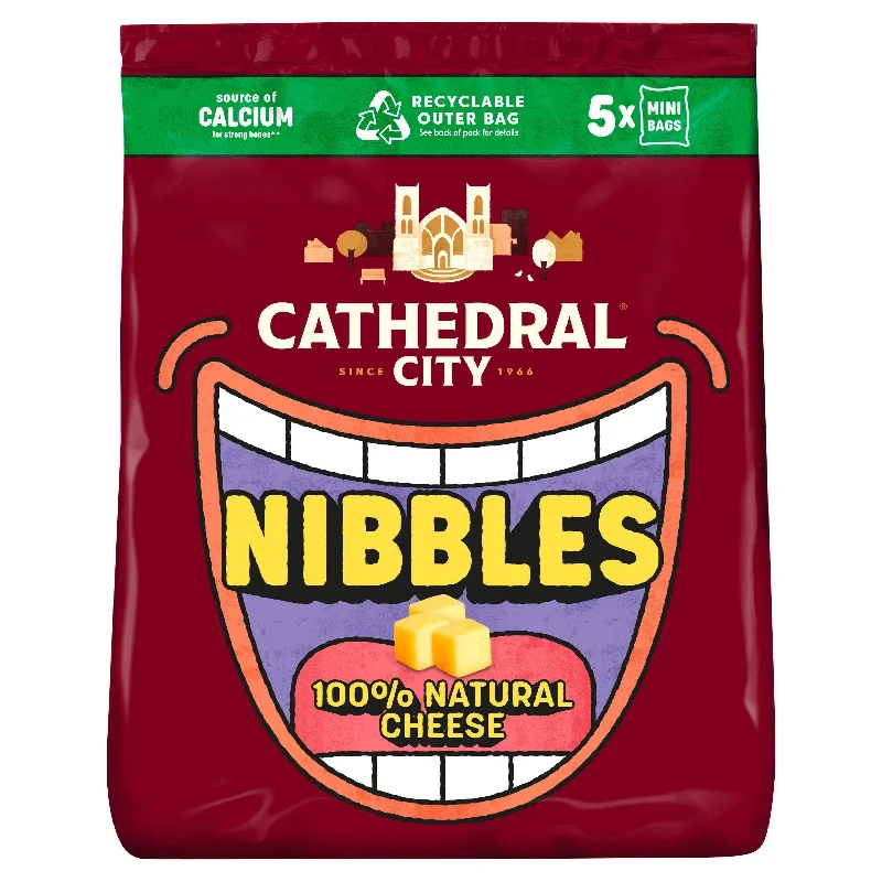 - Organic cotton dog bibsCathedral City Kids Snack Nibbles Mild Lighter Cheese 5x16g